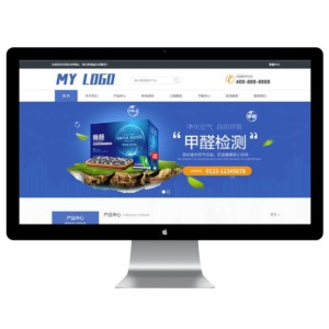 HTML5响应式甲醛检测网站模板