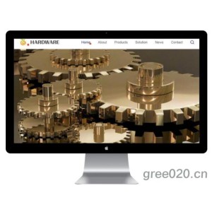 英文外贸网站模板 五金机械设备外贸网站源码下载