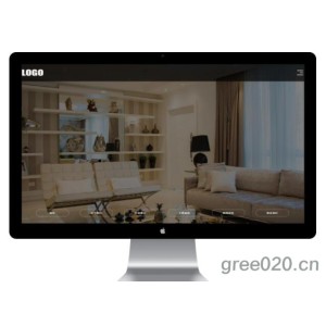 全屏滚动装修装潢公司网站模板