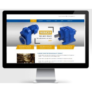 减速机械英文外贸公司通用pbootcms网站模板