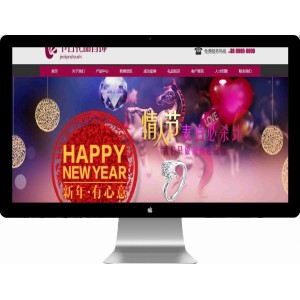 节日首饰礼品网站模板