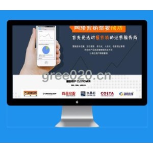 网站建设网络设计营销类网站模板