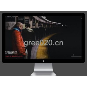 滚屏摄影相册网站模板