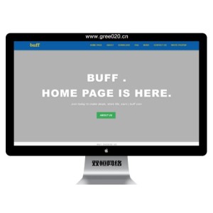 英文资讯类网站模板