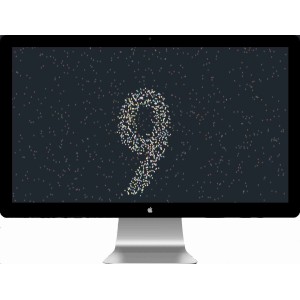 粒子十秒倒计时HTML源码