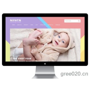 童装外贸英文网站模板