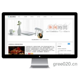 简单博客网站模板