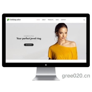 服装服饰外贸企业网站模板