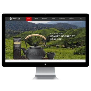 茶叶茶具外贸企业网站模板